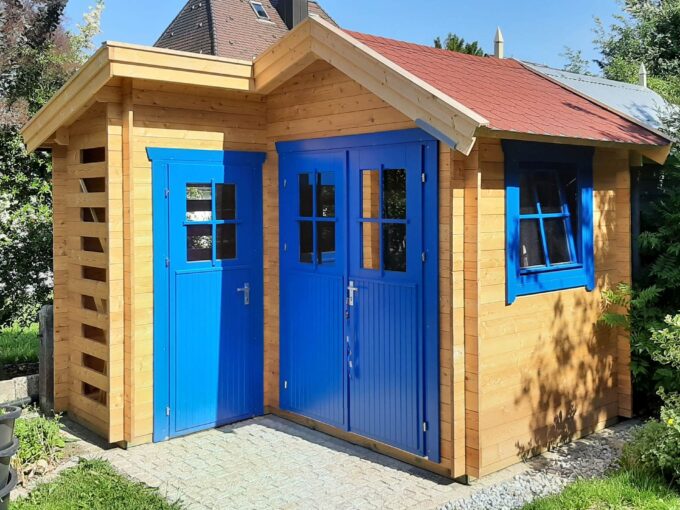 Abri de jardin bois 3,6 m² Mykonos - vue 1