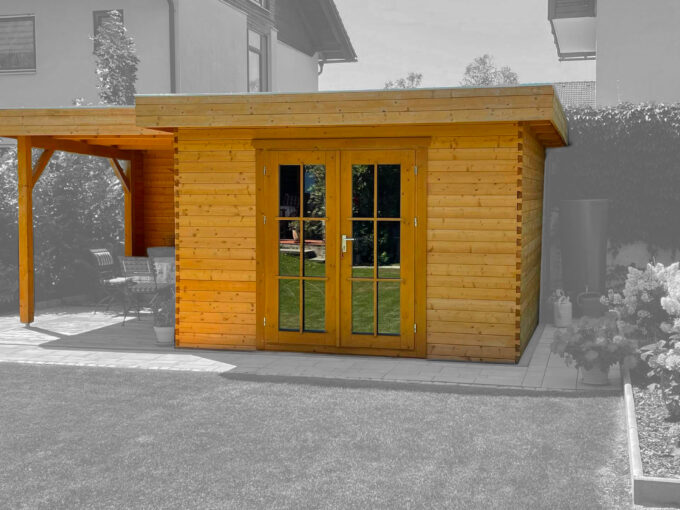 Abri de jardin bois 14 m² Wasserburg - vue 1