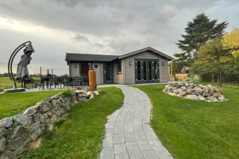 Sauna extérieur en bois 22,5 m² Alesund - vue 1