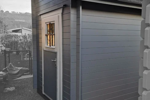 Abri de jardin bois 9,12 m² Sani - vue 1