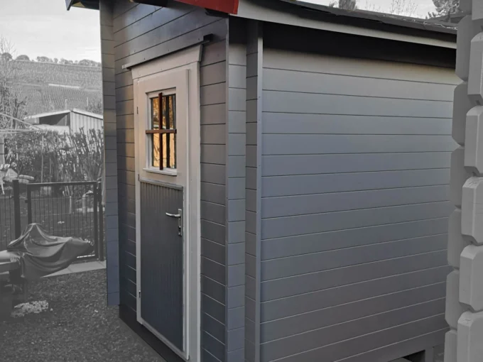 Abri de jardin bois 9,12 m² Sani - vue 1