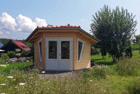 Abri de jardin bois 18,58 m² Hexagon - vue 3