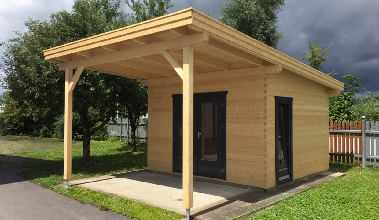 Abri de jardin bois 14,44 m² Deggendorf - vue 3