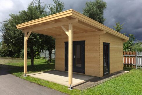 Abri de jardin bois 14,44 m² Deggendorf - vue 3