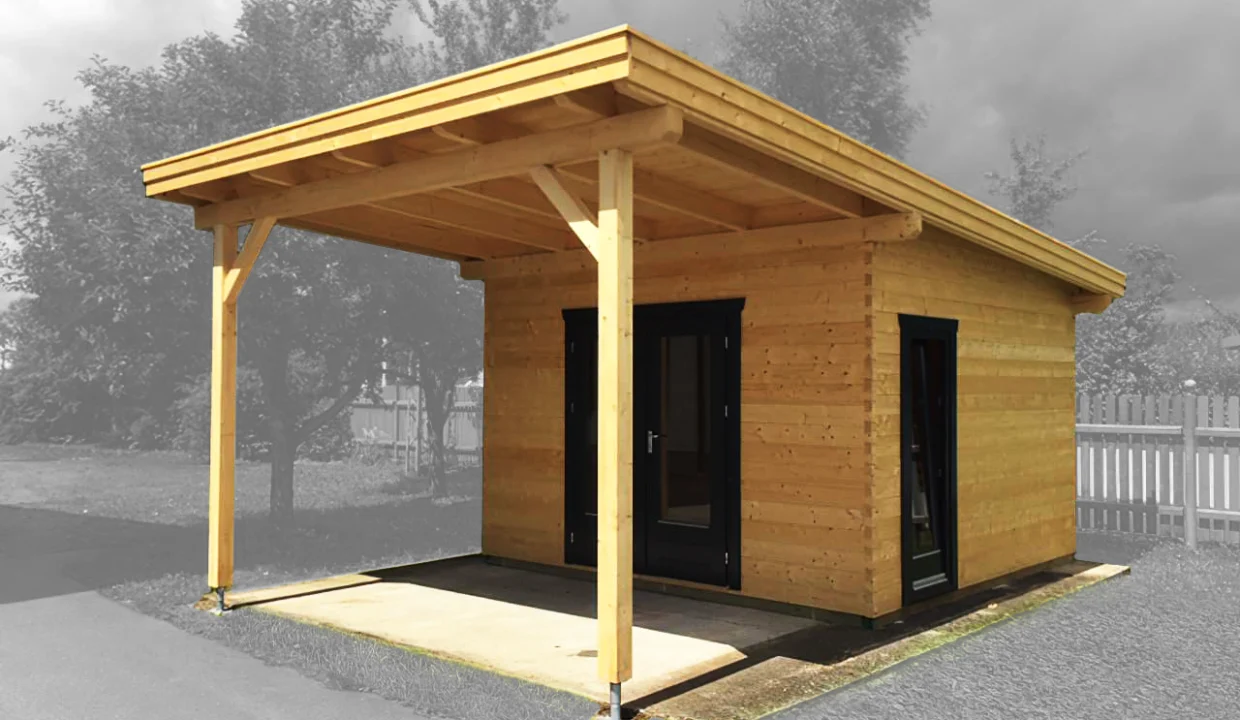 Abri de jardin bois 14,44 m² Deggendorf - vue 1