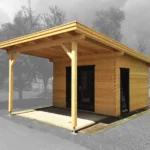 Abri de jardin bois 14,44 m² Deggendorf - vue 1
