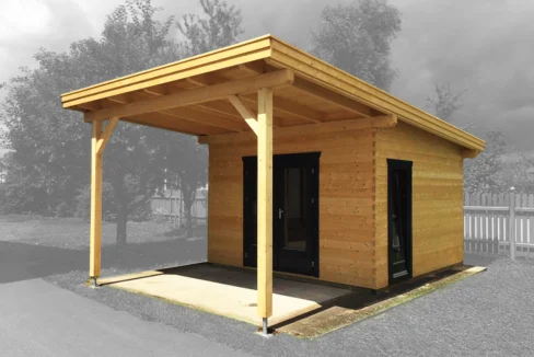 Abri de jardin bois 14,44 m² Deggendorf - vue 1