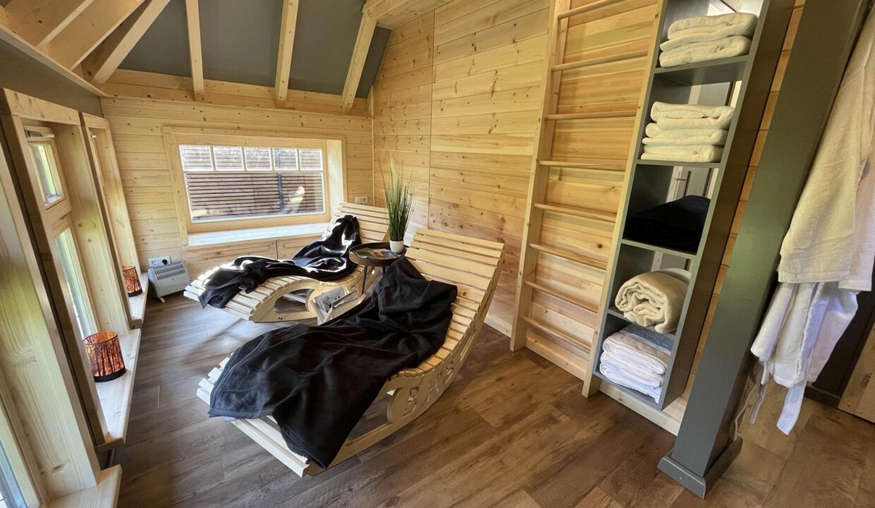 Sauna extérieur en bois 24,01 m² Wellnesssauna 4949 - vue 4
