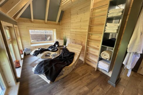 Sauna extérieur en bois 24,01 m² Wellnesssauna 4949 - vue 4