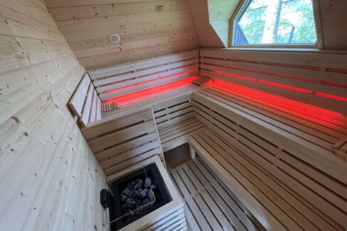 Sauna extérieur en bois 24,01 m² Wellnesssauna 4949 - vue 3