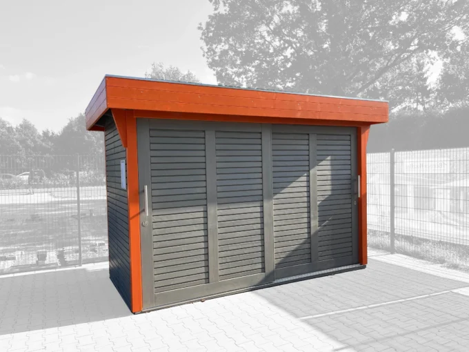 Carport Bikeport 1736 F - 6,12 m² - vue 1