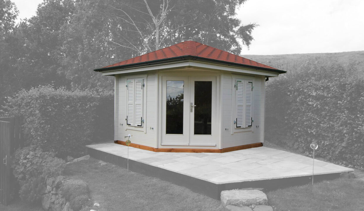 Abri de jardin bois 9 m² Dundee - vue 1
