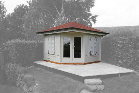 Abri de jardin bois 9 m² Dundee - vue 1