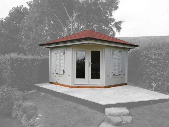 Abri de jardin bois 9 m² Dundee - vue 1