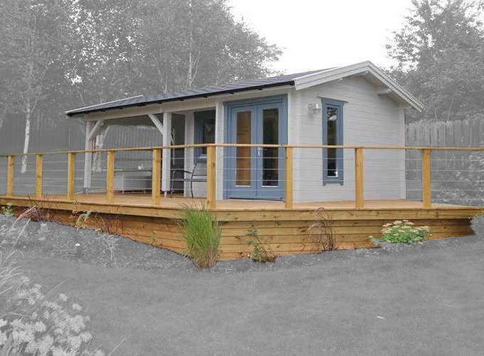 Abri de jardin bois 12,36 m² Gustav - vue 1