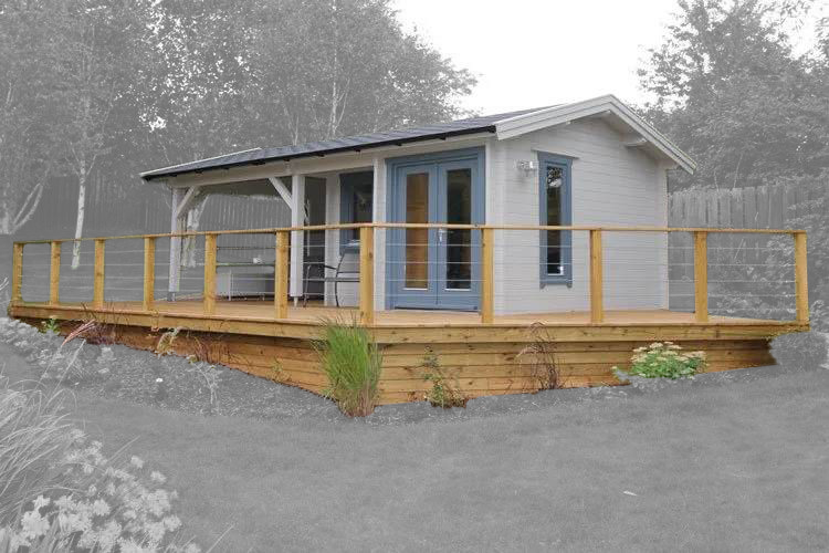 Abri de jardin bois 12,36 m² Gustav - vue 1