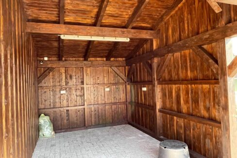 Abri de jardin avec carport 12 m² Remise - vue 3