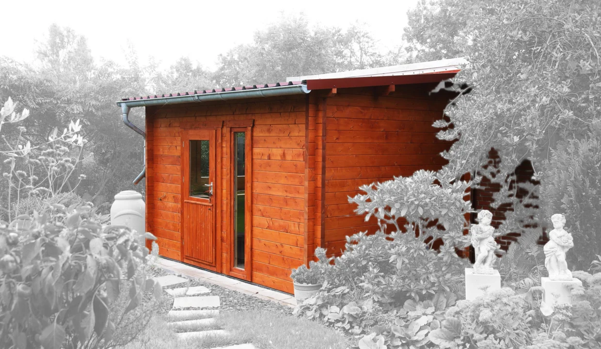 Abri de jardin bois 10,12 m² Hinte - vue 1