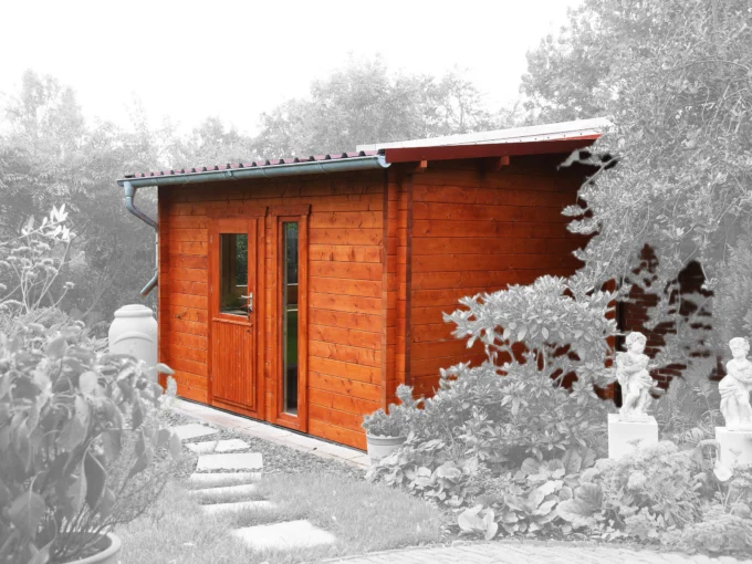 Abri de jardin bois 10,12 m² Hinte - vue 1