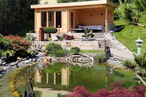 Sauna extérieur en bois 12,67 m² Lolland - vue 1
