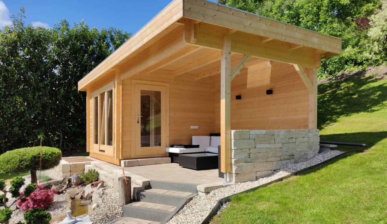 Sauna extérieur en bois 12,67 m² Lolland - vue 3
