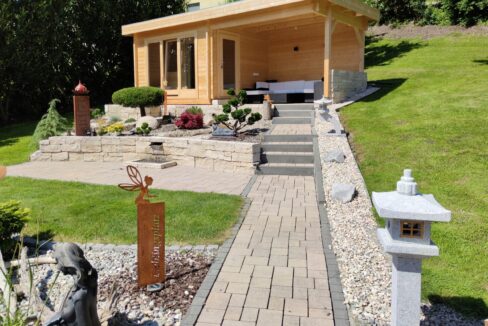 Sauna extérieur en bois 12,67 m² Lolland - vue 4