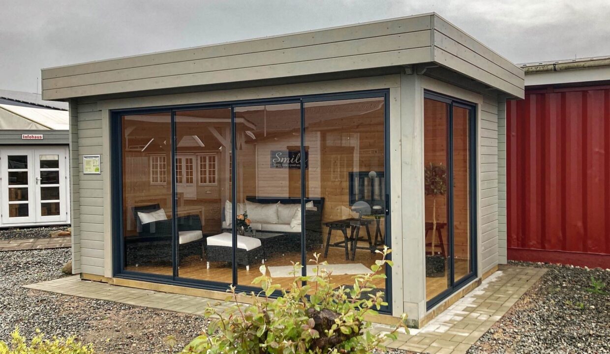 Bureau de jardin bois 14,72 m² Arne - vue 1