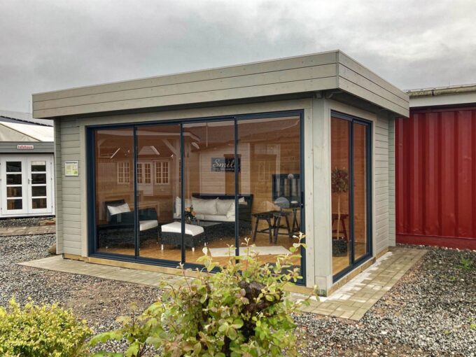 Bureau de jardin bois 14,72 m² Arne - vue 1