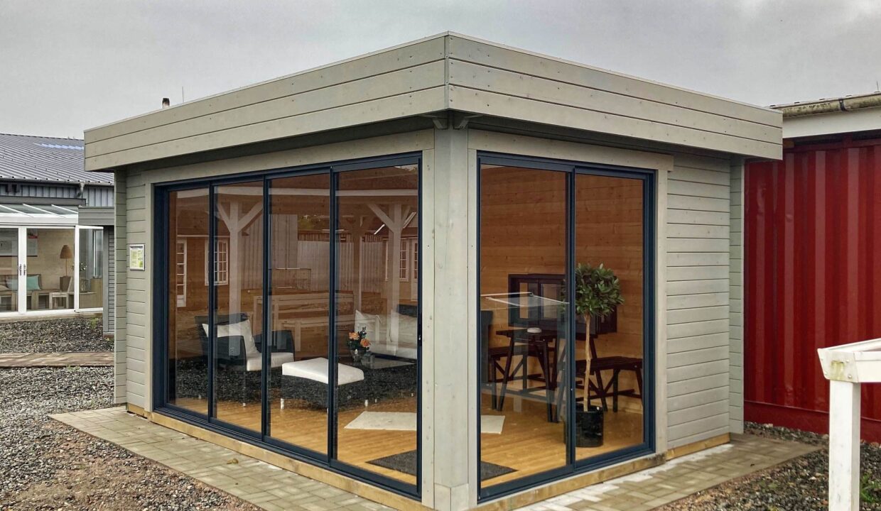 Bureau de jardin bois 14,72 m² Arne - vue 2