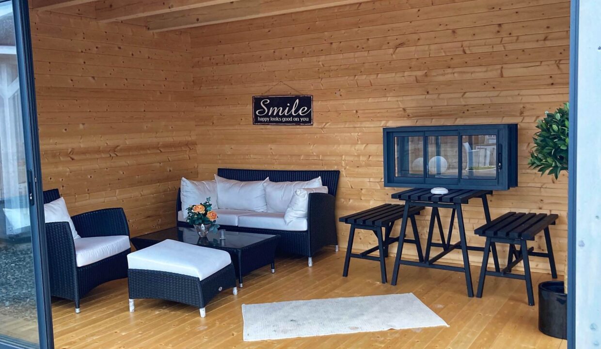 Bureau de jardin bois 14,72 m² Arne - vue 4