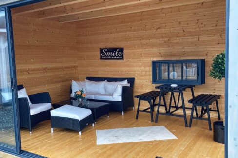 Bureau de jardin bois 14,72 m² Arne - vue 4