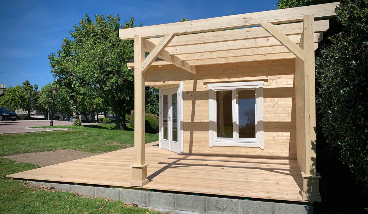 Abri de jardin bois 12,8 m² Banchory - vue 2