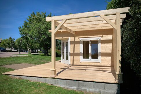 Abri de jardin bois 12,8 m² Banchory - vue 2