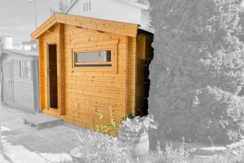 Abri de jardin bois 7,48 m² Ammersee - vue 1
