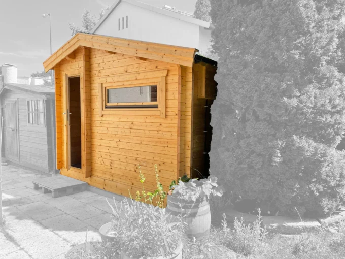 Abri de jardin bois 7,48 m² Ammersee - vue 1