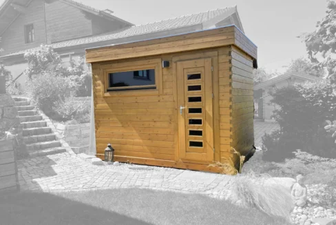 Abri de jardin bois 7,65 m² Chiemsee - vue 1