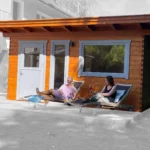 Sauna extérieur en bois 9,9 m² Grünwald - vue 1