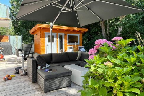 Sauna extérieur en bois 9,9 m² Grünwald - vue 3