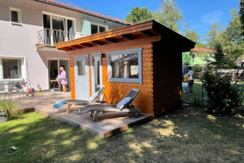 Sauna extérieur en bois 9,9 m² Grünwald - vue 4