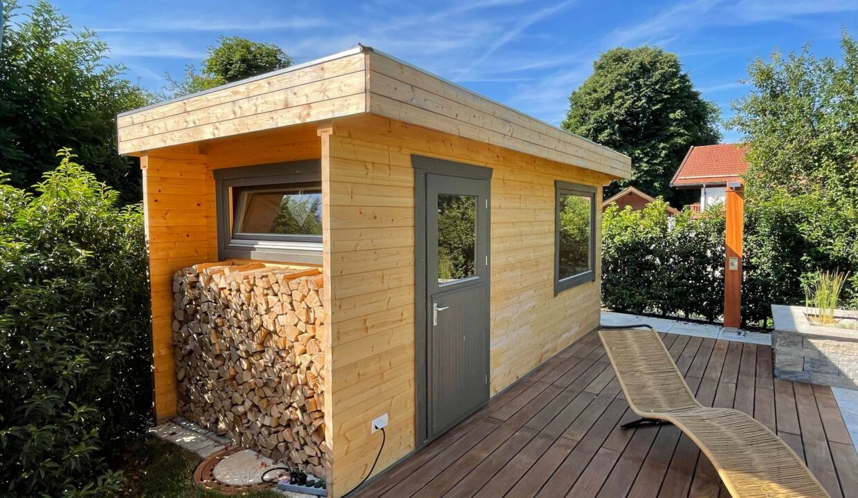 Sauna extérieur en bois 10,79 m² Rimini - vue 4