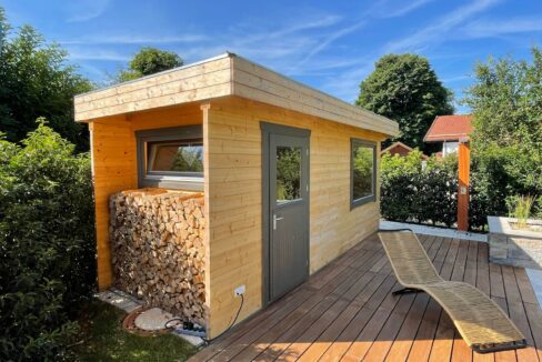Sauna extérieur en bois 10,79 m² Rimini - vue 4