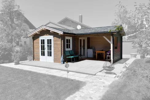 Abri de jardin bois 13,8 m² Seeburg - vue 1