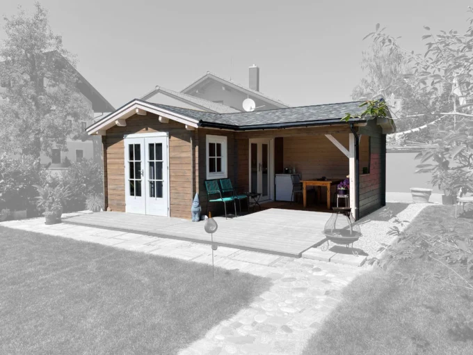 Abri de jardin bois 13,8 m² Seeburg - vue 1