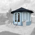 Pavillon de jardin en bois Lyon - 28 mm - vue 1