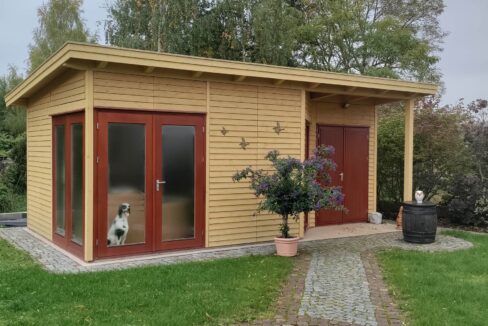Abri de jardin bois 20 m² Easy 4050 P + 200 AN - vue 3