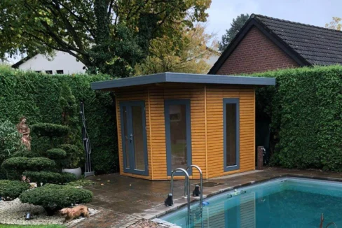 Abri de jardin bois 7,5 m² MH 2530 F 5-CORNER + 50 VD - vue 2