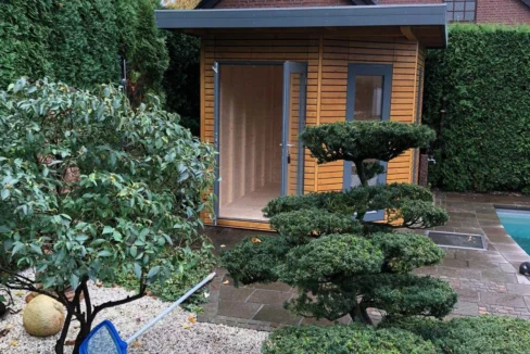 Abri de jardin bois 7,5 m² MH 2530 F 5-CORNER + 50 VD - vue 1