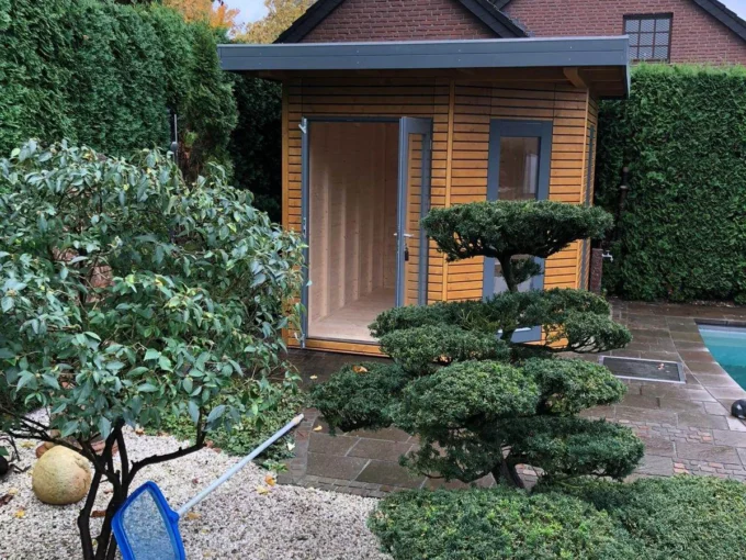 Abri de jardin bois 7,5 m² MH 2530 F 5-CORNER + 50 VD - vue 1