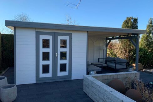 Abri de jardin bois 9 m² MH 3030 F + 300 SD - vue 1