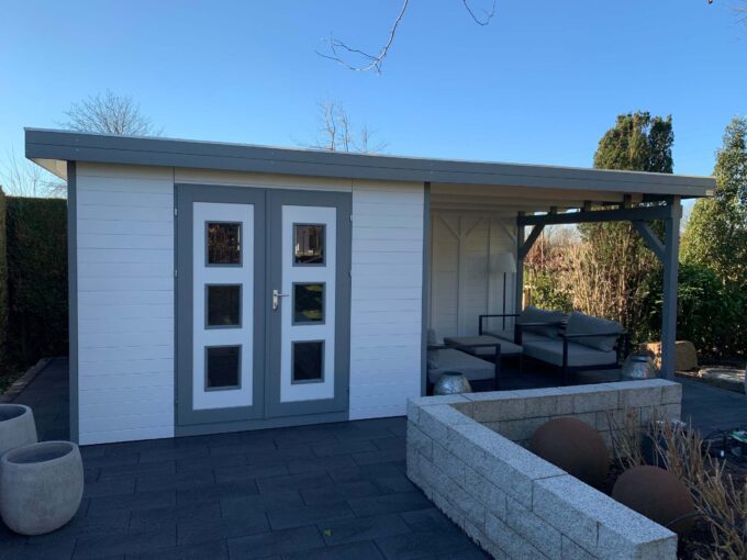 Abri de jardin bois 9 m² MH 3030 F + 300 SD - vue 1